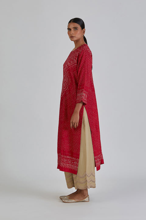 Mihika Kurta and Pant-Red