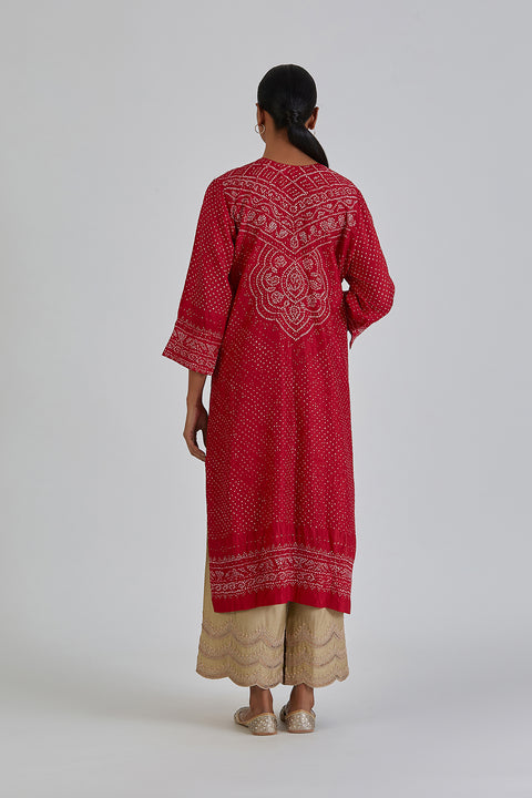 Mihika Kurta and Pant-Red