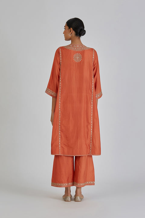 Miya Kurta and Pant-Orange