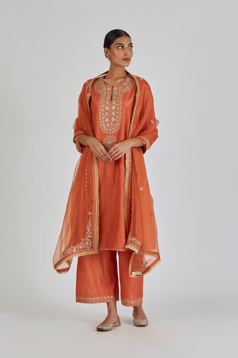 Vallika Dupatta-Orange