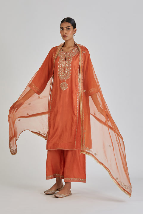 Vallika Dupatta-Orange