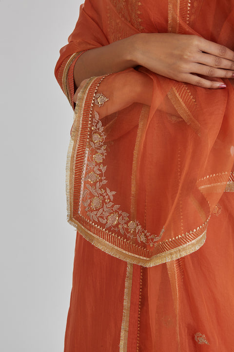 Vallika Dupatta-Orange