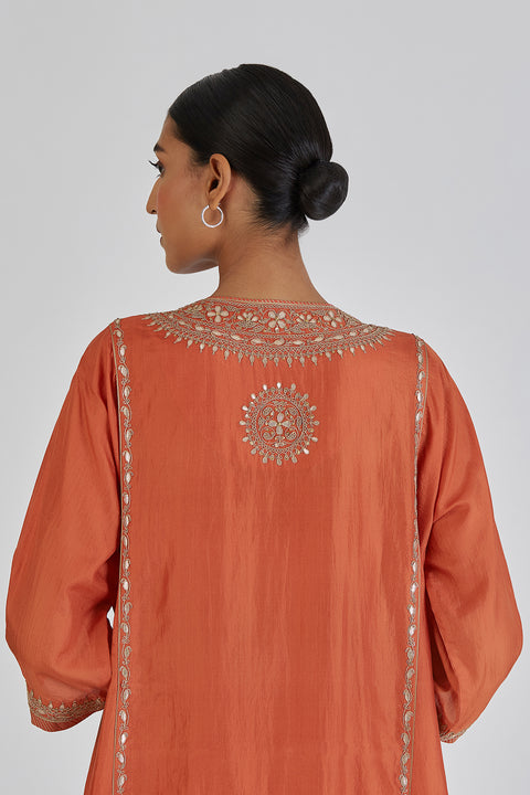 Miya Kurta and Pant-Orange