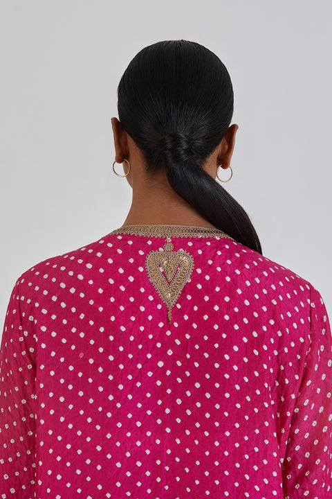 Mahi Kurta and Pant-Fuschia Pink