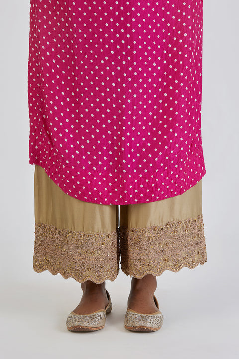 Mahi Kurta and Pant-Fuschia Pink