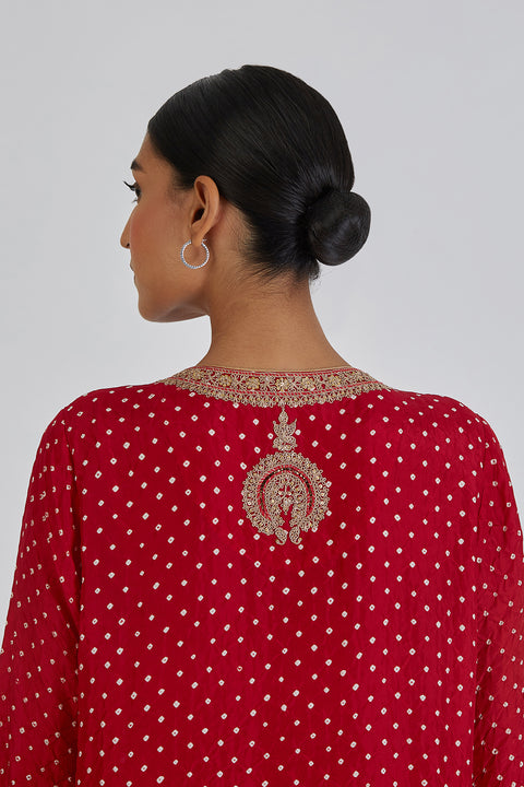 Amba Kurta and Pant-Red