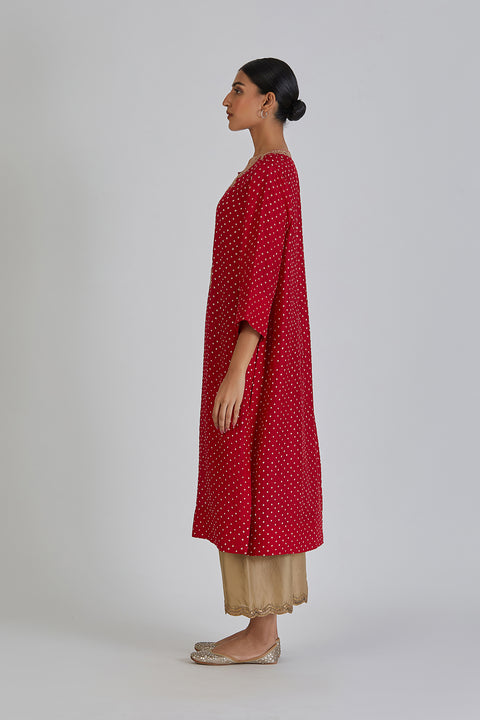 Amba Kurta and Pant-Red