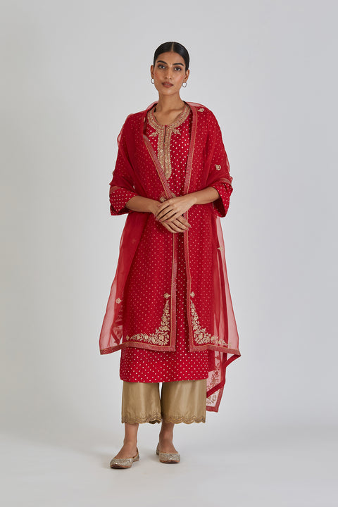 Vallika Dupatta-Red