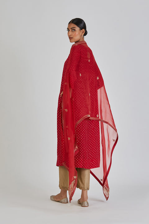 Vallika Dupatta-Red