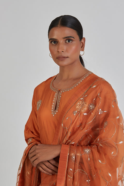 Jaya Dupatta-Orange