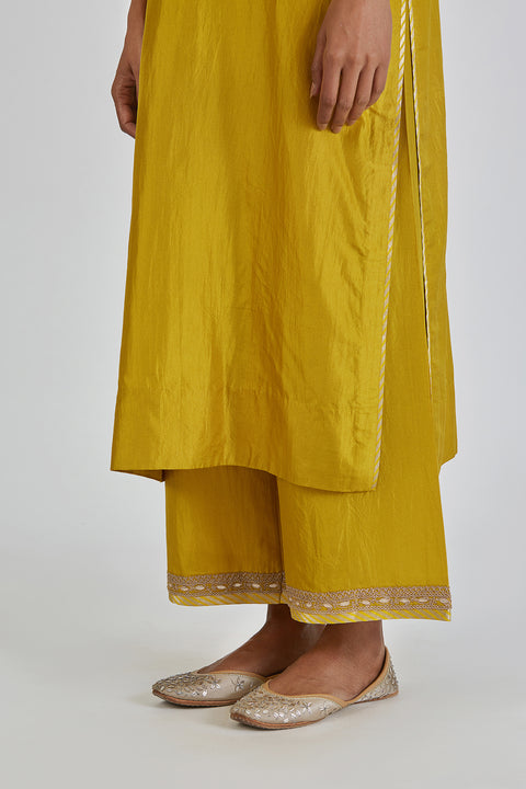 Amisha Kurta and Pant-Yellow