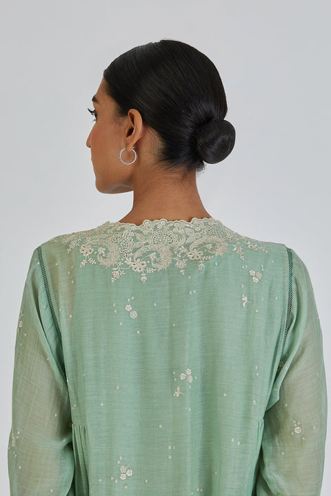 Binti Kurta and Pant-Aqua Blue