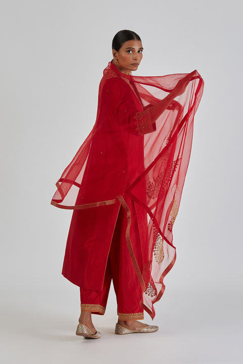 Kamya Dupatta-Red