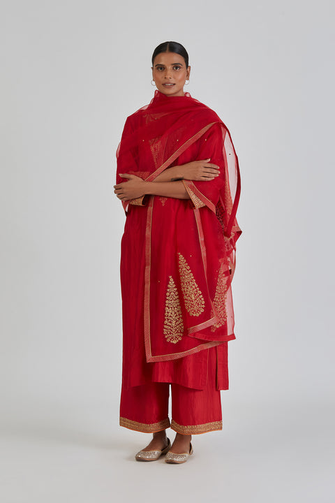 Kamya Dupatta-Red