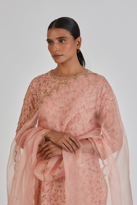 Shruti Dupatta-Salmon Pink