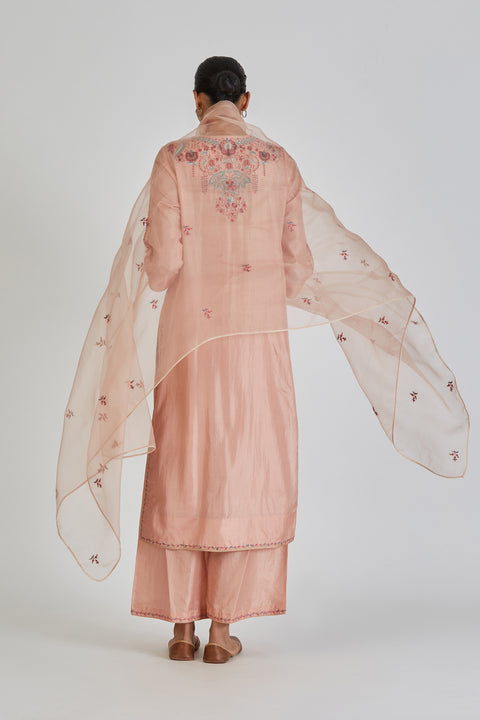 Mansi Dupatta-Salmon Pink