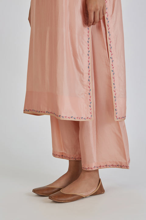 Tvisha Kurta and Pant-Salmon Pink
