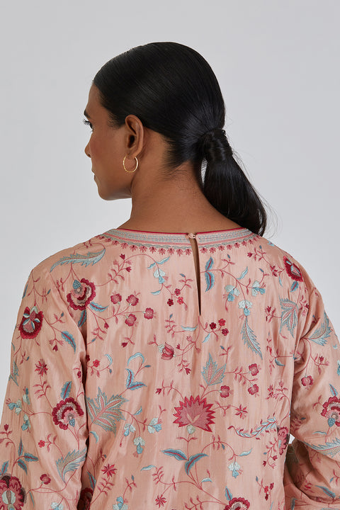 Zulekha Kurta and Sharara-Salmon Pink