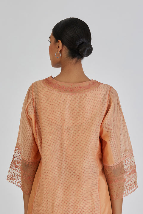 Najma Kurta and Pant-Light Orange
