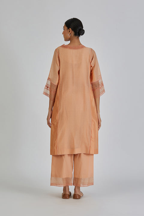 Najma Kurta and Pant-Light Orange