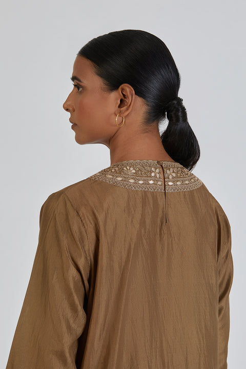 Amisha Kurta and Pant-Mehendi Green