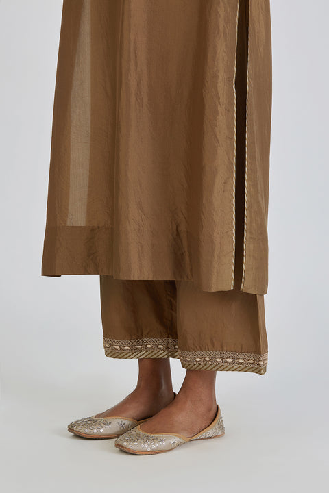 Amisha Kurta and Pant-Mehendi Green