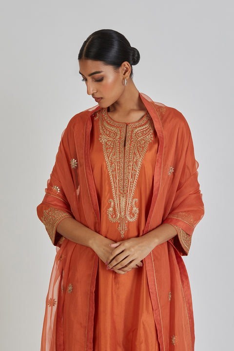Saba Dupatta-Orange