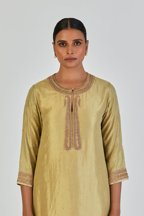 Nutan Kurta and Sharara-Sea Green