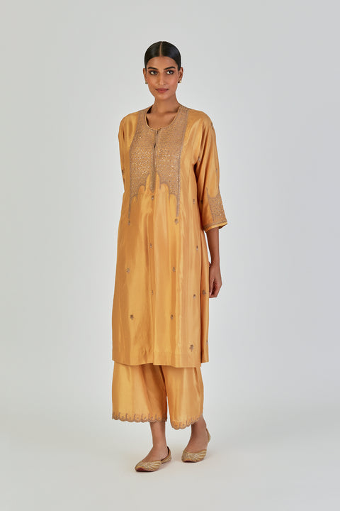Indrani Kurta and Pant-Yellow