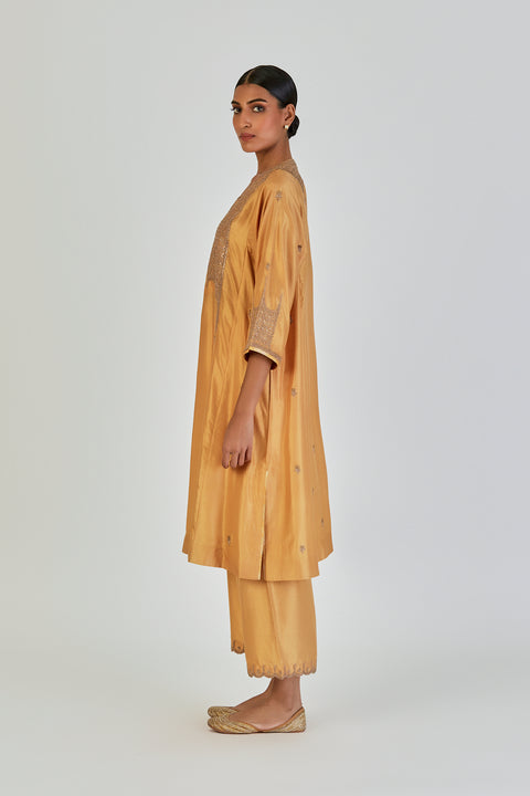 Indrani Kurta and Pant-Yellow