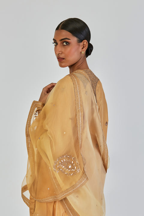 Myra Dupatta-Yellow