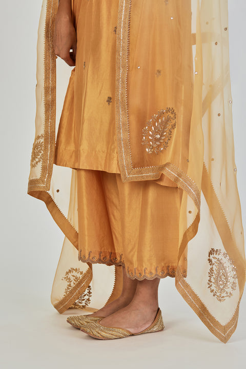 Myra Dupatta-Yellow