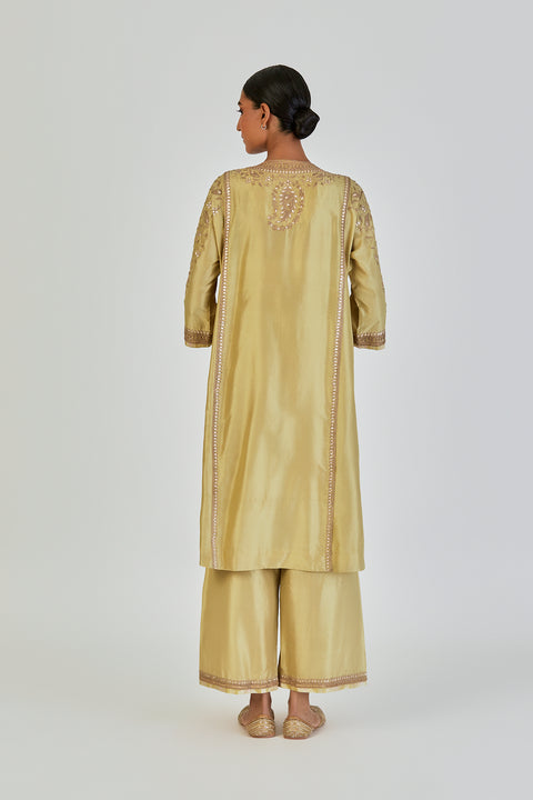 Ronak Kurta and Pant-Sea Green