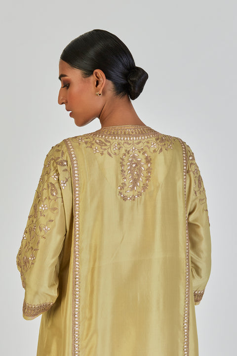 Ronak Kurta and Pant-Sea Green