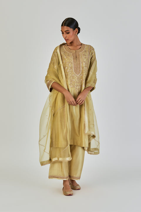 Ila Dupatta-Sea Green