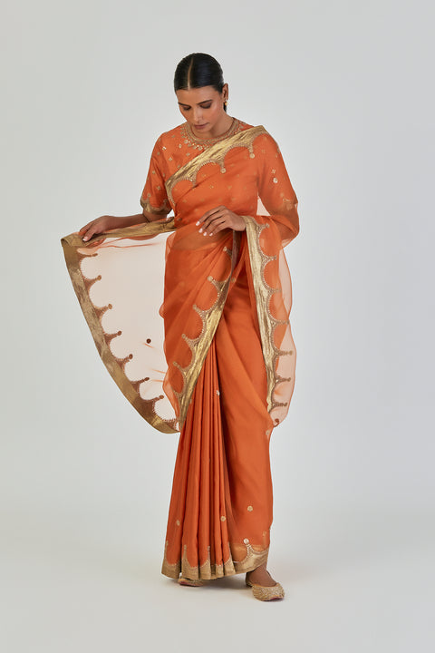 Niti Blouse-Orange