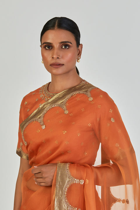 Niti Blouse-Orange