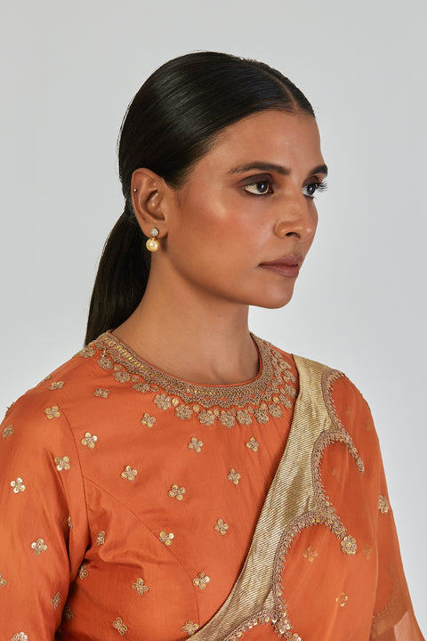 Niti Blouse-Orange