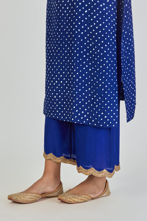 Sharda Kurta and Pant-Royal Blue