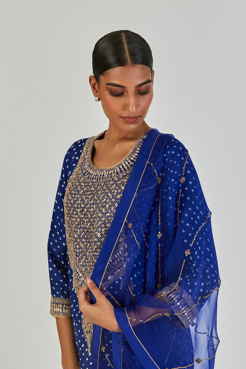 Mitali Dupatta-Royal Blue