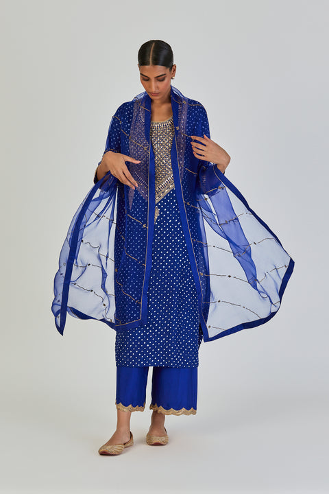 Mitali Dupatta-Royal Blue