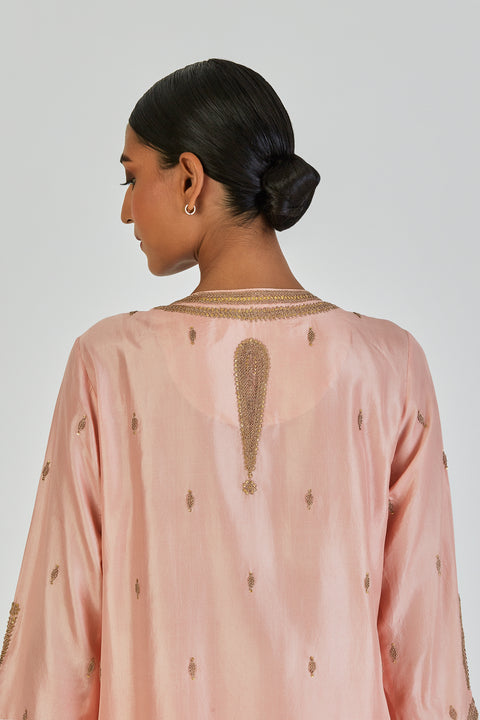 Shrisha Kurta and Pant-Salmon Pink