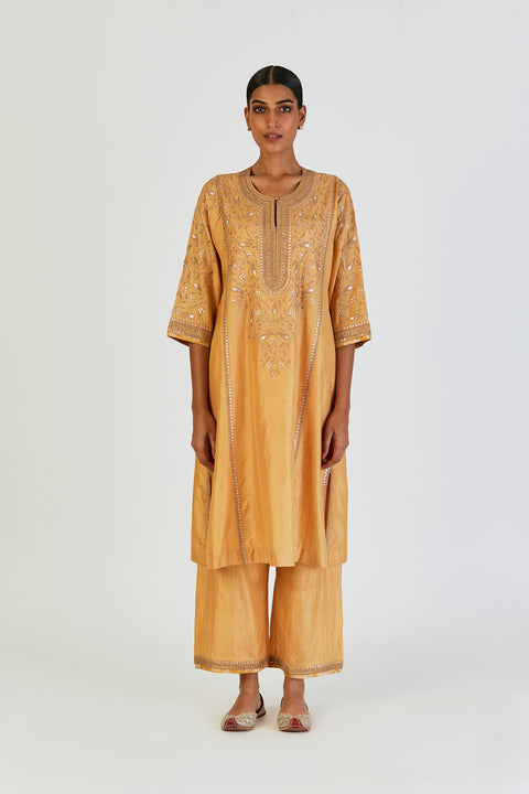 Ronak Kurta and Pant-Yellow