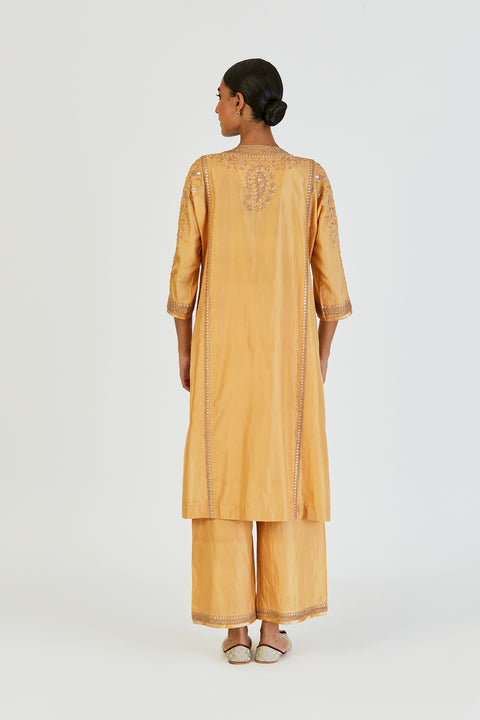 Ronak Kurta and Pant-Yellow