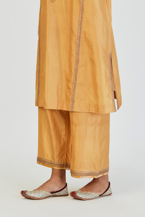 Ronak Kurta and Pant-Yellow