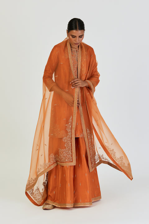 Nina Dupatta-Orange