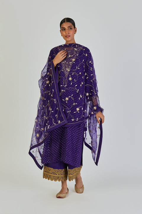 Meera Dupatta-Purple