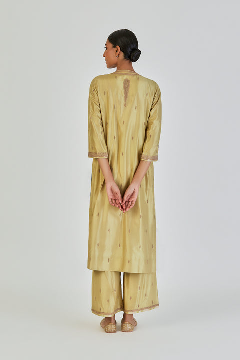 Shrisha Kurta and Pant-Sea Green
