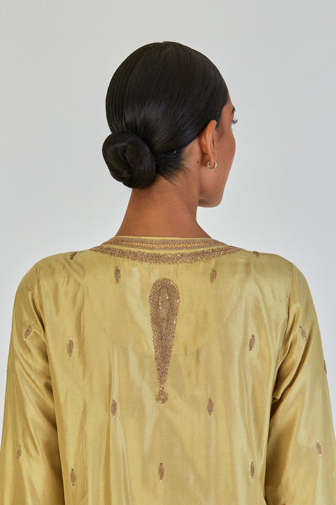 Shrisha Kurta and Pant-Sea Green