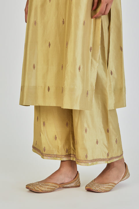 Shrisha Kurta and Pant-Sea Green